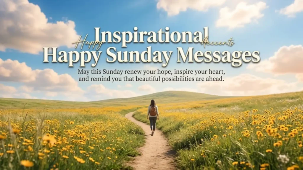 Inspirational Happy Sunday Messages