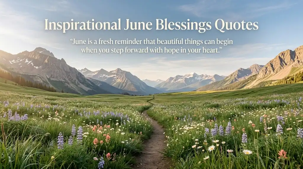 Inspirational June Blessings Quotes