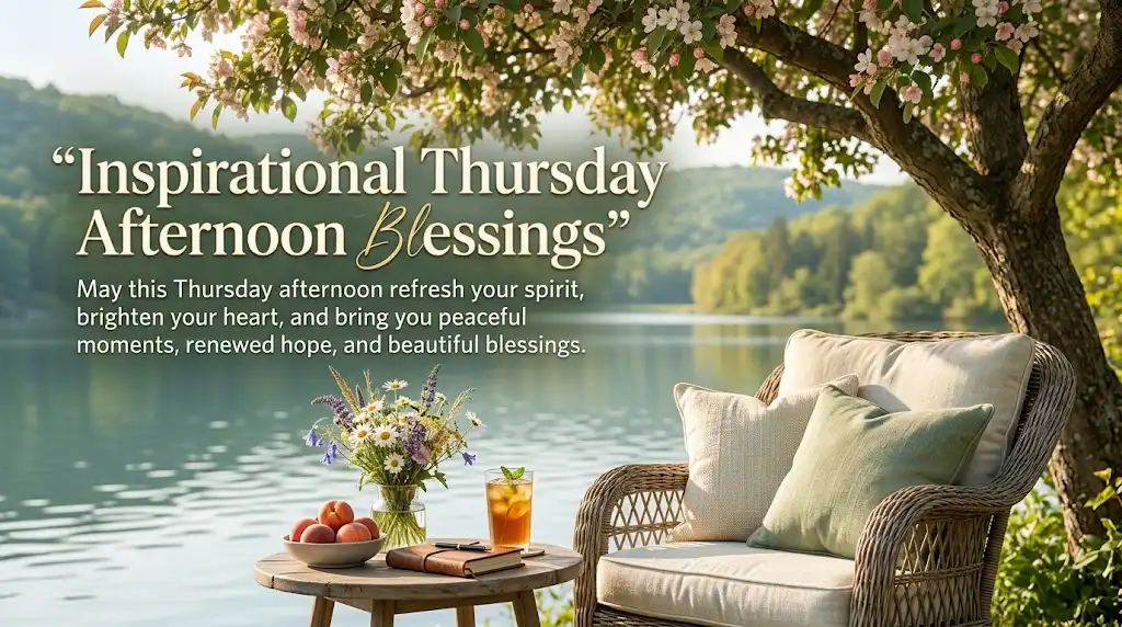 Inspirational Thursday Afternoon Blessingspng
