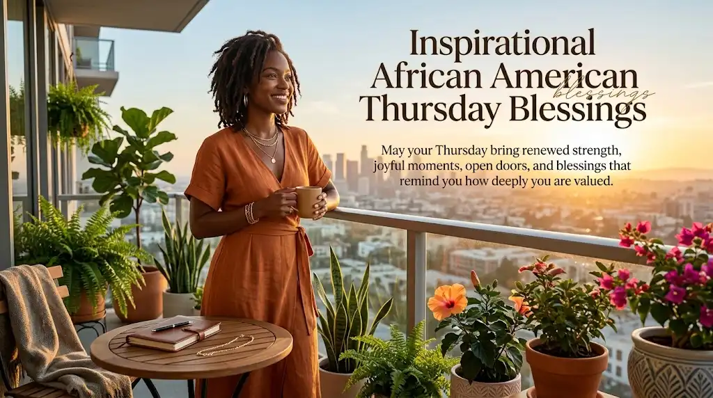 Inspirational african American thursday blessingspng