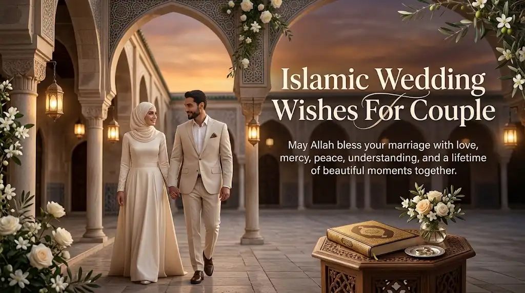 Islamic Wedding Wishes For CouplePNG
