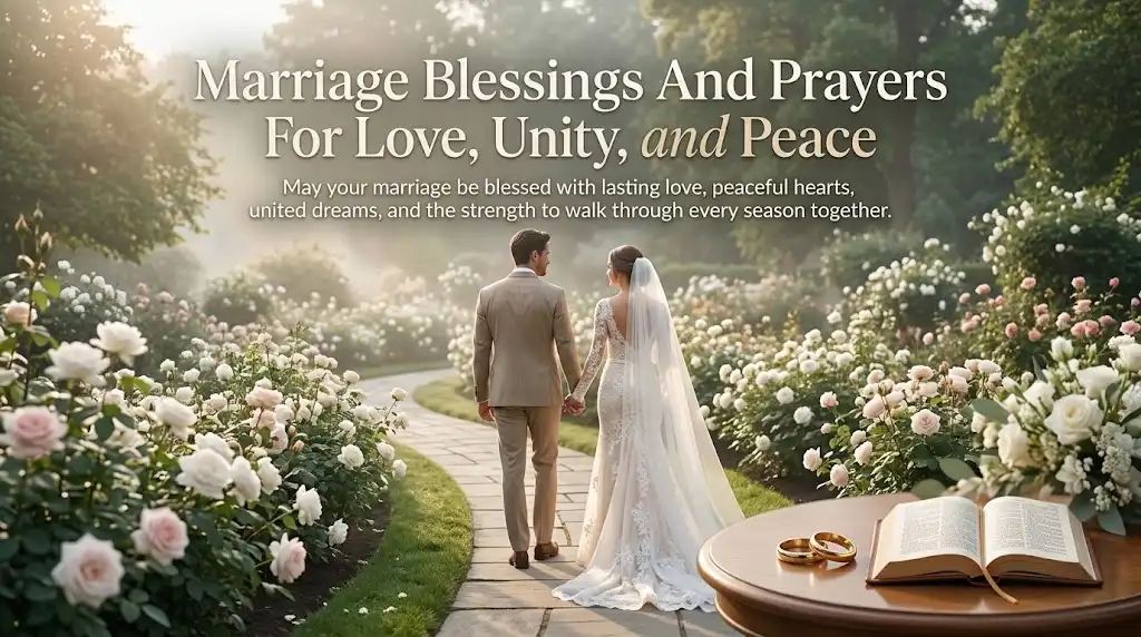 Marriage Blessings And Prayers For Love, Unity, and PeacePNG