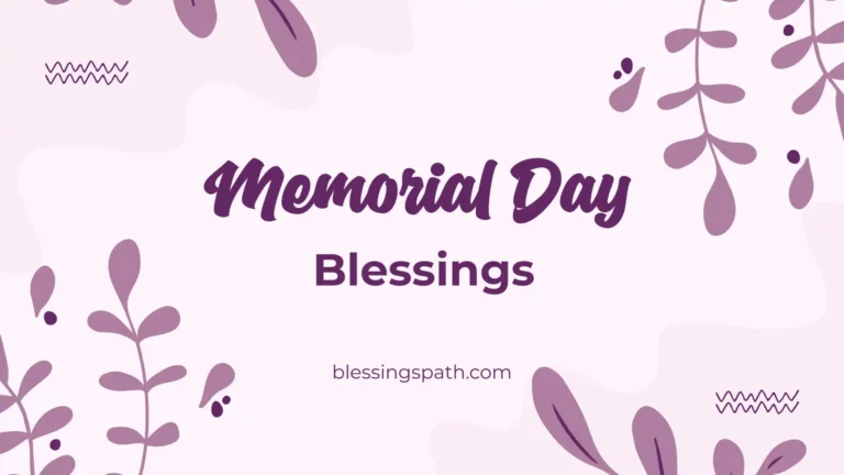 Memorial Day Blessings