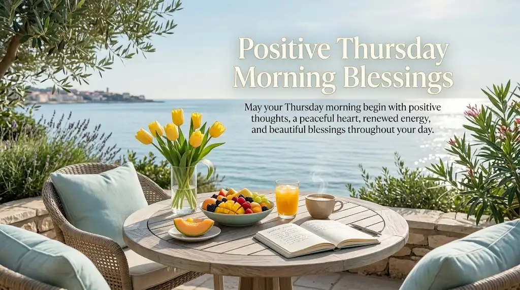 Positive Thursday Morning Blessingspng