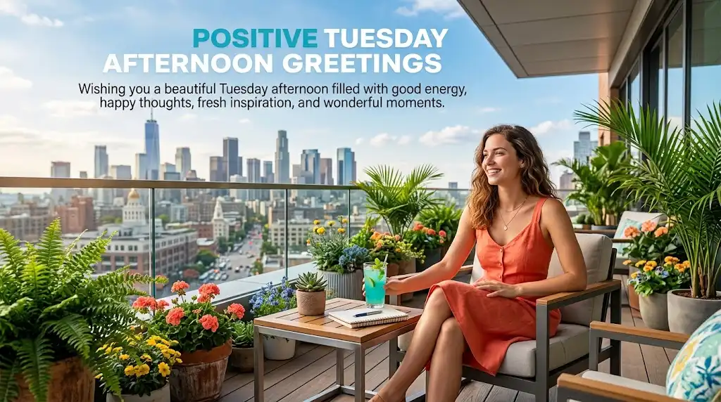 Positive Tuesday Afternoon Greetings