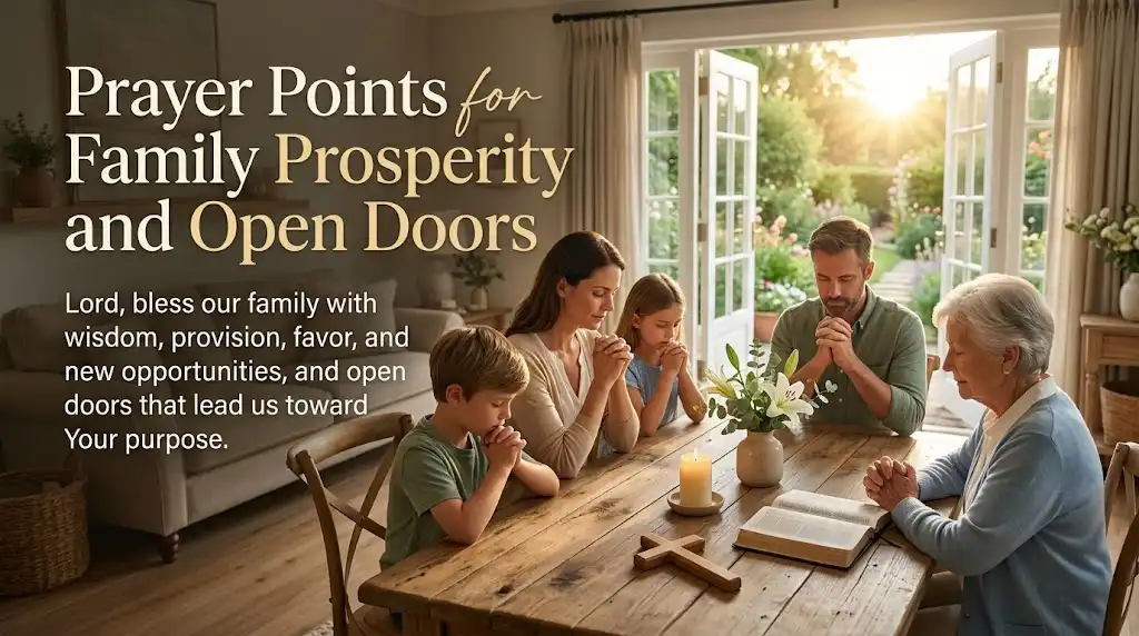 Prayer Points for Family Prosperity and Open DoorsPNG