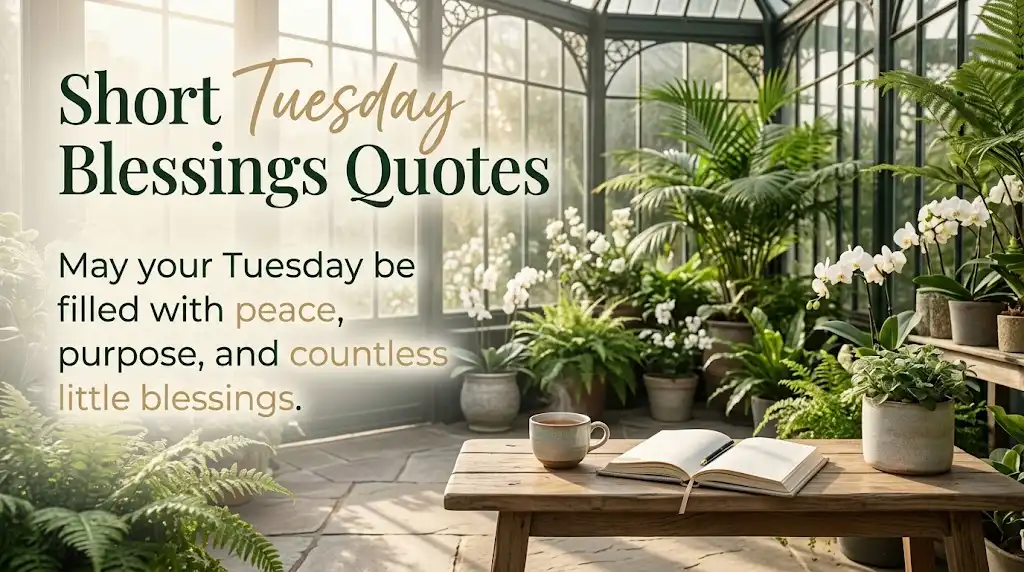 Short Tuesday Blessings Quotes