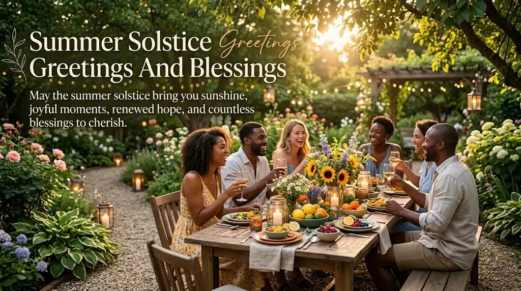 Summer Solstice Greetings And Blessingspng