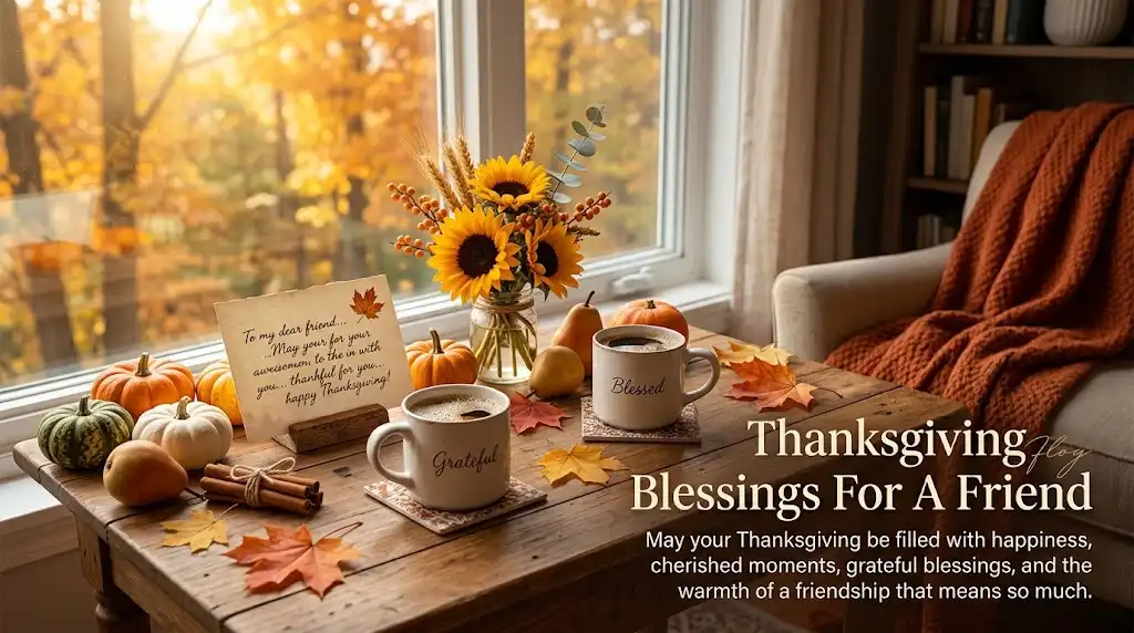 Thanksgiving Blessings For A Friendpng