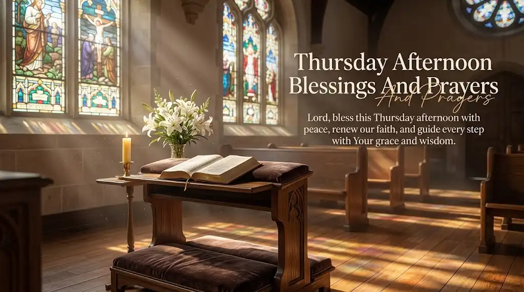 Thursday Afternoon Blessings And Prayers​png
