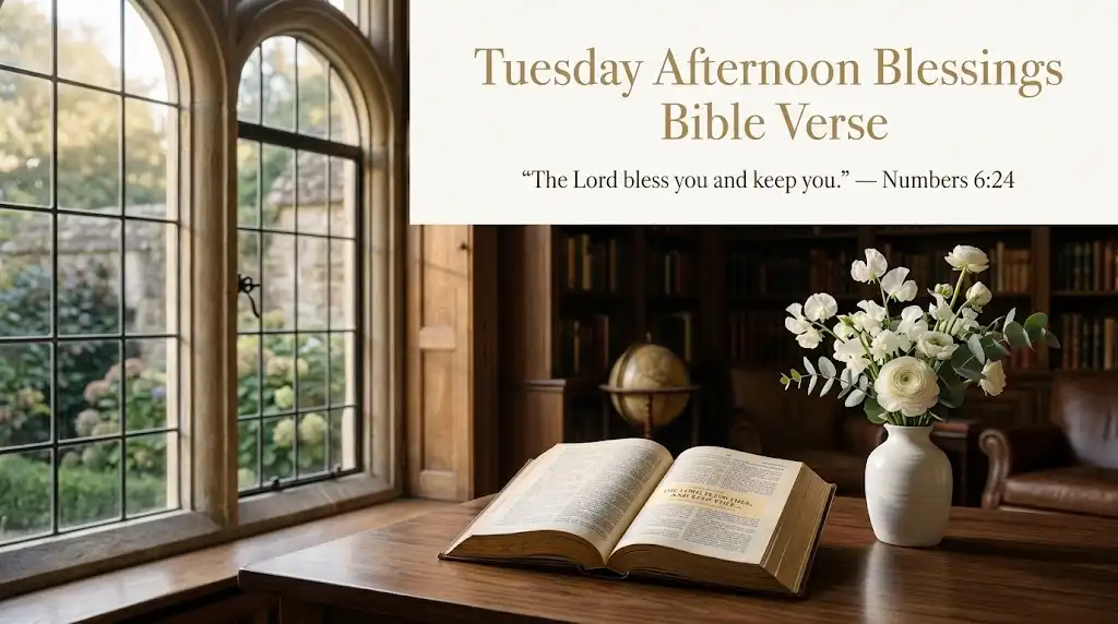 Tuesday Afternoon Blessings Bible Verse