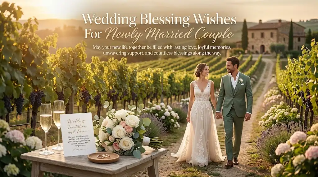 Wedding Blessing Wishes For Newly Married CouplePNG