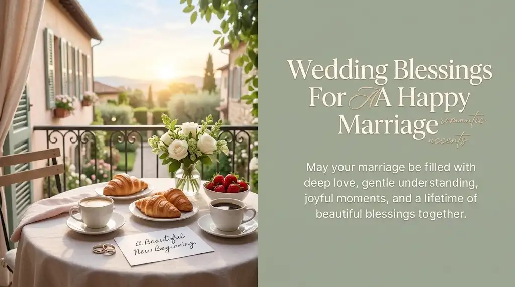 Wedding Blessings For A Happy MarriagePNG